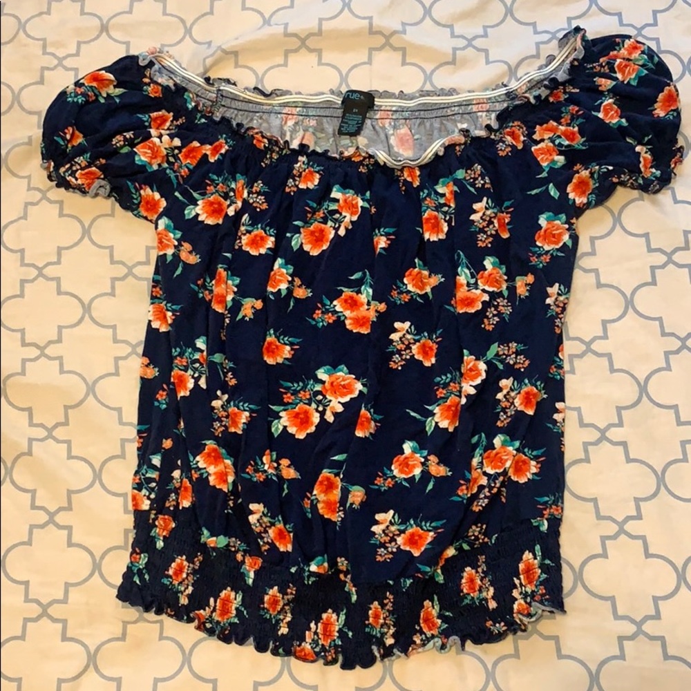Off the shoulder top